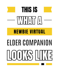This is what a newbie virtual elder companion looks like