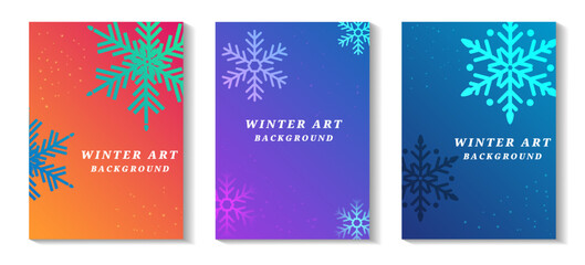 Naklejka na ściany i meble Set of Christmas banners and New Year greeting cards. Vector illustration concepts for graphic and web design, social media banner, marketing material.