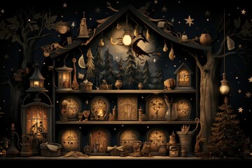 Fototapeta premium Advent Calendars - Generative AI