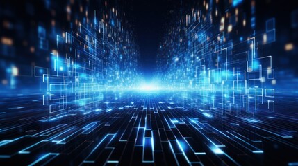 Pulsating IT Technology abstract background