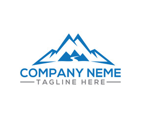 mountain logo design vector template