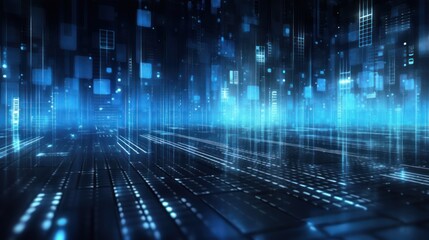 Pulsating IT Technology abstract background