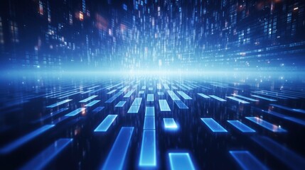 Pulsating IT Technology abstract background