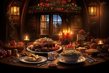 Christmas Dinner - Generative AI