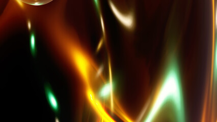 Abstract colorful light background with smooth curvy lines in 3d rendering for posters, banners and covers concept
