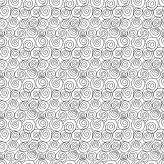 Vector seamless pattern with hand drawn circles. For printing, packaging, banner, wallpaper, textiles