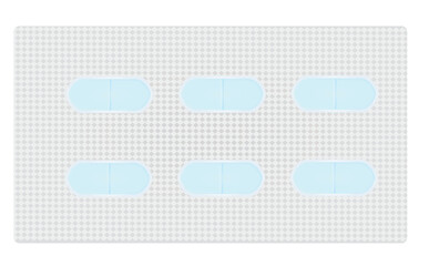 Blue  tablet pills. vector illustration