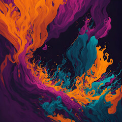 abstract colorful background making music express as color. Background or graphic resource.