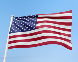 Obraz premium FLAG OF THE COUNTRY OF THE UNITED STATES
