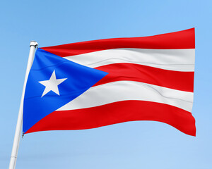 FLAG OF THE COUNTRY OF PUERTO RICO