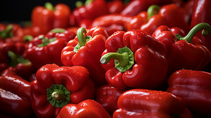 Red peppers.