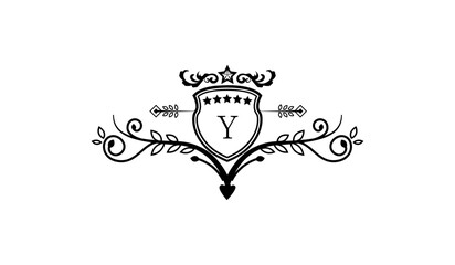 Luxury Leaves Logo Y