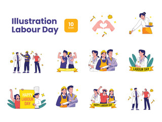 Illustration Labour Day