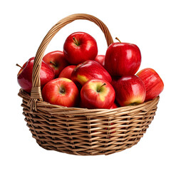 red apples in a basket