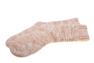 women's warm socks isolated