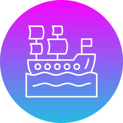 Pirate Ship Icon