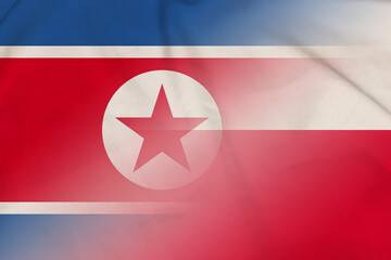 North Korea and Chile political flag transborder contract CHN PRK