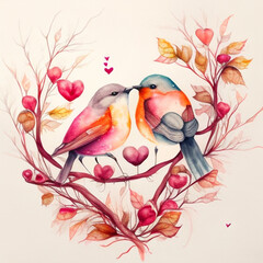 Celebrate Love in Watercolor: Valentine's Day Masterpiece