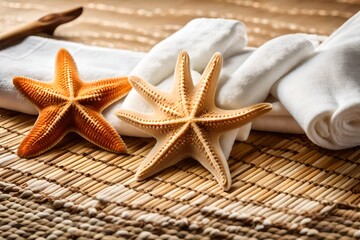 Fototapeta na wymiar starfish and shells