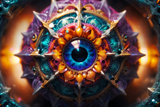Mystical fantasy eye - A concept for mystery and intelligence