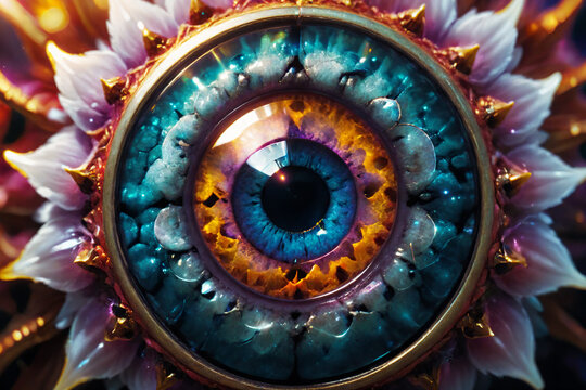 Mystical fantasy eye - A concept for mystery and intelligence