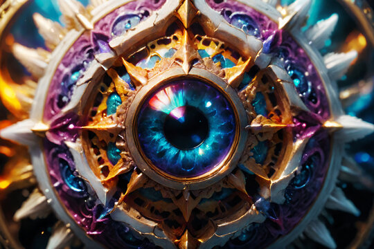 Mystical fantasy eye - A concept for mystery and intelligence