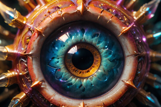 Mystical fantasy eye - A concept for mystery and intelligence