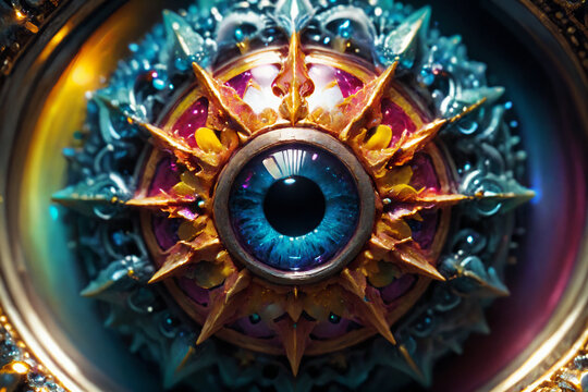Mystical fantasy eye - A concept for mystery and intelligence