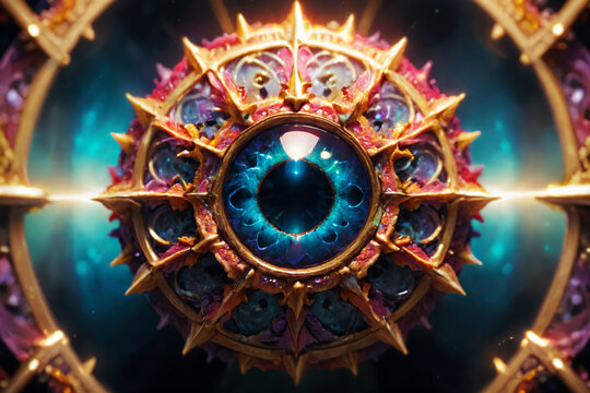 Mystical fantasy eye - A concept for mystery and intelligence