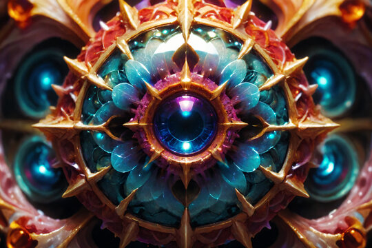 Mystical fantasy eye - A concept for mystery and intelligence