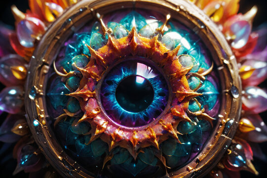 Mystical fantasy eye - A concept for mystery and intelligence