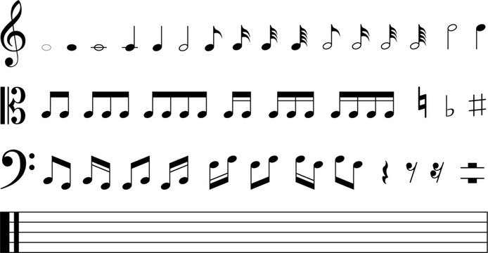 Symboles et notes de musique