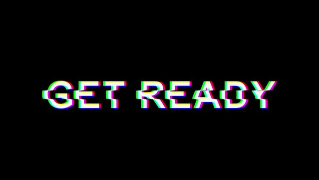Retro videogame PRESS START text computer HUD holographic glitch interference noise screen animation seamless loop New quality universal vintage motion dynamic animated background colorful video 4K.