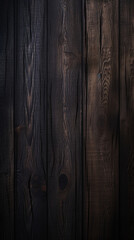 Fototapeta na wymiar dark wooden texture created with Generative Ai