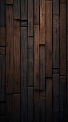 dark wooden texture created with Generative Ai