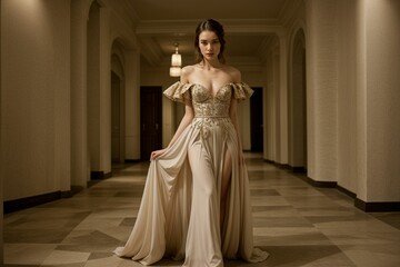 Obraz premium woman in elegant dress 