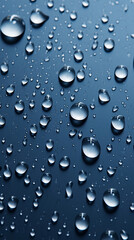 3D waterdrops wallpaper, make it look like 3D raindrops in the display created with Generative Ai