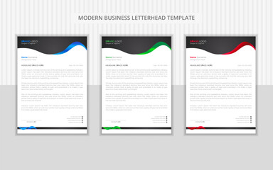 Corporate Letterhead Design Template