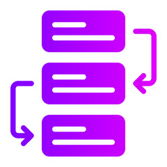 Obraz premium communications gradient icon