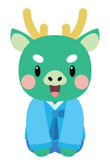 2024, Happy New Year. 2024 is the year of the Blue Dragon.