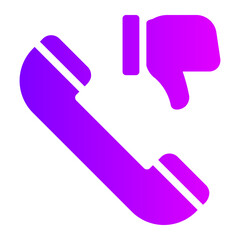 phone call gradient icon