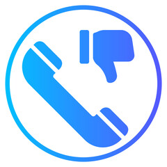 phone call gradient icon