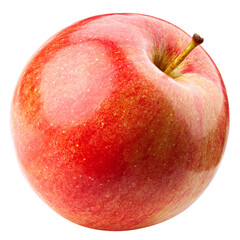 red Apple isolated on white background, full depth of field