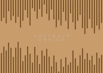 Abstract geometric patterns of parallel lines. Template for postcards, posters, covers, interior and creative design