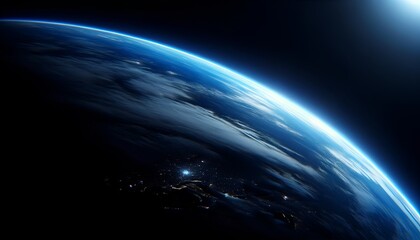 Earth in space wallpaper.