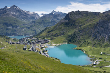 Lacs de Tignes et du Chevril (Vanoise - France - Alpes) 