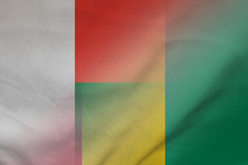 Madagascar and Guinea political flag transborder relations GIN MDG