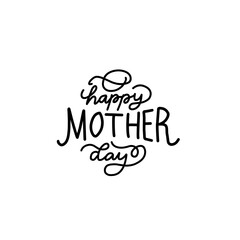 Happy Mothers Day lettering