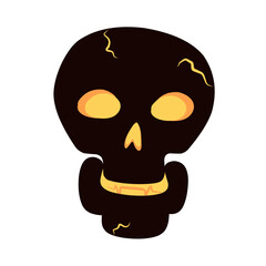 cartoon skull