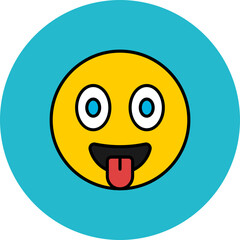 Fototapeta premium Tongue Out Icon